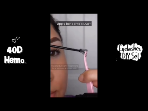 40D HEMOLA CRYPTO EYELASH DIY BULUMATA SET 200PCS BULUMATA VOLUME RUSSIAN EYELASH