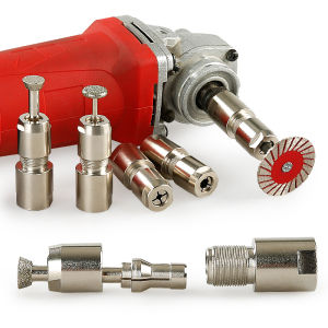 Universal Angle Grinder Modified 6/3mm Adapter to Straight Grinder Chuck Type Angle Grinder 5/8-11 M14 Thread Grinding Cutte