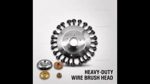 OLOEY | Đầu Cắt Cỏ Bằng Thép Chịu Lực 6 Inch Dùng Cho Máy Cắt Cỏ Máy Cắt Cỏ Mini Làm Vườn Cảnh Quan Loại Bỏ Cỏ Dại Kèm Bộ Dụng Cụ Lắp Đặt