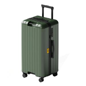 cece | Multi-Function PC Green Travel Luggage with 4-Wheel Lock