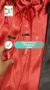 Dasi Siap Pakai Lokal / Dasi Instant Lokal / Dasi Tempel Lokal / Dasi Polos Murah