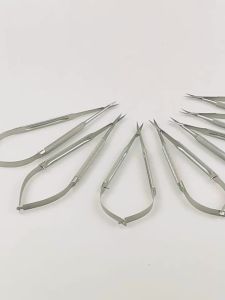 Ophthalmic Dental Micro Castroviejo Cornea Scissors Hand Tool Stainless Steel Ophthalmic Instrument