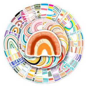 Rainbow Bridge Creative Waterproof Luggage Stickers 50 Pcs Travel Suitcase Laptop Decorative Stickers Personalized Trendy
