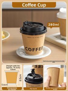 MEIDI | Disposable Insulated Paper Coffee Cup