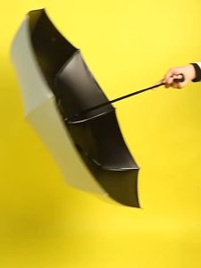 One-Touch Auto Open  & Closed Dual-Use Sun Umbrella Sunscreen UV Umbrella Rain Parasol Frame Windproof (Automatic Open) 8 Bone Paraguas Rain