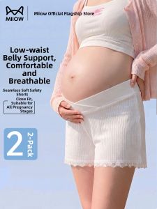 MiiOW | Comfortable Anti-Exposure Maternity Shorts Lightweight for Hot Weather