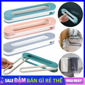 Kệ Dán Tường Để Giày Dép Treo Khăn Tiện Lợi - Giá Để Giày Dép Gấp Gọn 3in1 Treo Tường Tiết Kiệm Không Gian - Giá Đỡ Dép Đa Năng Cứng Cáp Bền Đẹp