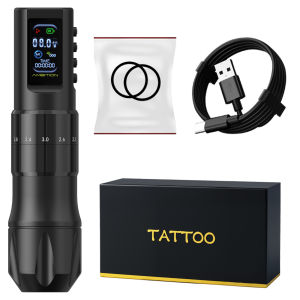 XNET 4 Models 370 Wireless Tattoo Machine Adjustable Strokes 1600mAh Battery Makeup Tattoo Pen Studio For Tattoo Artists