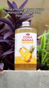 CUKA NANAS ROYAL SULTAN ORIGINAL WITH MOTHER 500ML OBAT DIABETES GULA DARAH UNTUK DIET DETOKS