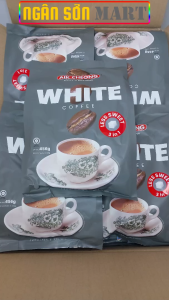 Cà Phê Trắng Ít Đường White Coffee Less Sugar Aik Cheong Malaysia bịch 456g (12 Gói x 38g)