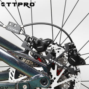 TTPRO Dual Piston Brake Connector CNC High-Strength Aluminum Alloy Material For 203mm/220mm MTB Bicycle Off-road Modified Parts