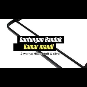 Rak Handuk Lipat Gantungan Handuk Jemuran Kamar Mandi Panjang 585 Cm Bahan Stainless MJ-279 MJ-280