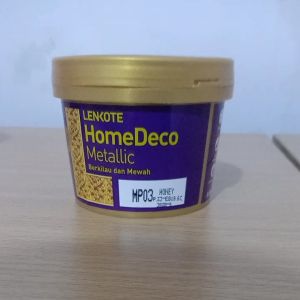 Lenkote HomeDeco Metallic Paint: Cat Emas Tembaga Waterbase untuk Besi & GRC