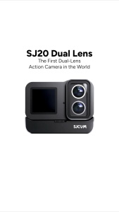 SJCAM SJ20 | Dual-Lens Action Camera | 4K/30FPS Ultra HD | 6-Axis Gyro Stabilization