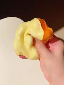 ZTOYL | NEW Crunch Toast Slow Rise Squeeze Round Blocks Crunchy Filled Anti Stress Hand Relax Gift Toy