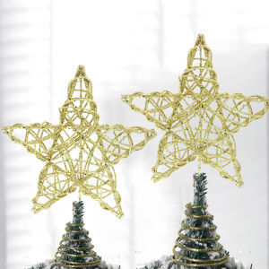 (1pc/túi) 26 * 20cm Giáng sinh Tree Top Star Tree Top Christmas Party Supplies Trang trí nội thất Phụ kiện bàn