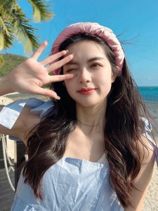 Fenlair Large Brim Sunscreen Hat for Women Casual Polyester Fiber Lightweight Upside-down Beach Shell Shade Hat for Spring Summer Autumn Winter