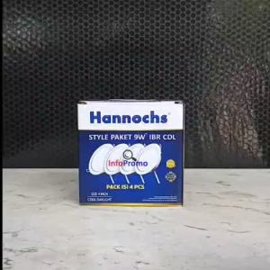 Lampu LED Plafon downlight Hannochs STYLE Paket 9 Watt IBR CDL Isi 4PCS Cahaya Putih SNI Original