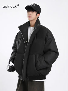 QOTRIOCK | Stylish Winter Quilted Stand Collar Puffer Coat
