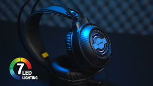 ✅แท้100% GAMING NUBWO N1 PRO HEADSET หูฟังคอม หูฟังเกมมิ่ง หูฟังครอบหู ระบบสเตริโอ Stereo 2.1 ไฟ RGB วิ่งสลับสี 001