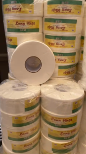 COMBO 2 CUỘN LỚN GIẤY VỆ SINH LONG NHẬT 3 LỚP 700 GRAM - GIẤY CUỘN TRẮNG