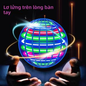 Đồ Chơi Spinner Bóng Bay Điều Khiển Bằng Tay Có Đèn LED 360 °   Máy Bay Trực Thăng UFO Quay Mini - Trò Chơi Quà Tặng Trẻ Em Bóng Thể Thao Cho Trẻ Em
