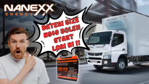 12V 50AH DIN55L (MIN 840CCA) NANEXX HIGH PERFORMANCE BATTERY