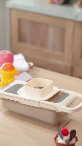 Vegetable Slicer 5 Blade Stainless Steel Mandoline with Drain Basket Hand Guard for Potato Carrot Kitchen Food Prep Use 야채 슬라이서