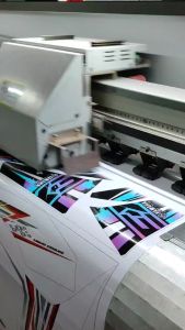 Striping Transparan Vixion NVA - Stiker Transparan Vixion NVA Rainbow