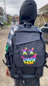 Heibag - Tas Ransel Sekolah Anak Laki Laki Perempuan Motif Gradasi X Lagi Hits / Tas Ransel Anak Sekolah Paud Tk Sd Multifungsi / Trend Backpack Punggung Anak Cewek Cowok Masa Kini