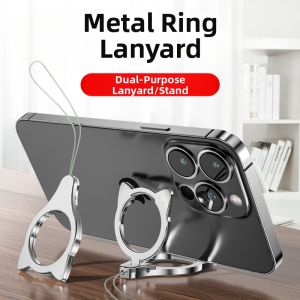 YINGYUE | Multi-purpose Phone Ring Stand and Lanyard Metal Hook
