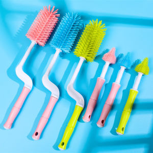 แปรงล้างขวดนม แปรงล้างซิลิโคน ปกป้องขวดนมไม่เป็นรอย ทําความสะอาดได้ด้วยน้ําสุก ไม่เป็นเชื้อรา มีให้เลือก 3 สี พร้อมส่งในไทย