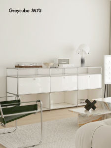 GREY CUBE | Minimalist Multipurpose Stainless Steel Cabinet