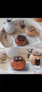 Floweroma Persimmon solid wood essential oil diffuser Beech/Rosewood desktop aromatherapy decoration
