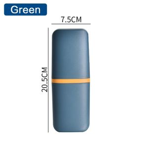 Travel Portable Toothbrush Toothpaste Holder Storage Case Box Organizer Household Storage Cup Outdoor Holder Bathroom Accessorie