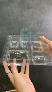 MIKA SEKAT 5 20X20 CM ISI 50 / MIKA SEKAT 5 UNTUK DUS NASI 20X20 CM