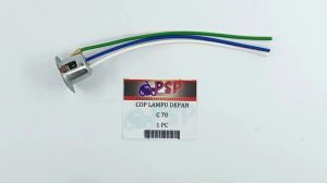 COP LAMPU DEPAN C70 - PITINGAN FITTING SOKET DOP DEPAN HONDA ASTREA / C70 / C700 / C800