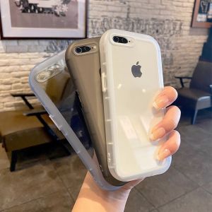 Clear Thick TPU Case for iPhone 11/XR 15 Pro Max 12 13 14 Pro Max iPhone 6 6s Plus 7 Plus 8 Plus SE 2020 XS Max 14 Plus Camera Protection Shockproof Soft Full Coverage Protection Phone case