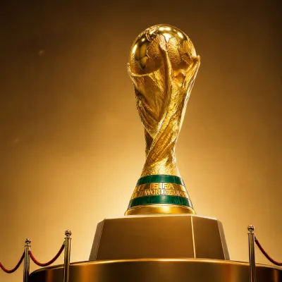 MINGZHUO | 2026 Mexico Canada America World Cup Trophy 1:1 Replica Memorial