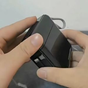 Power Bank 30000mAh built-in 3-in-1 plug LED indicator shows power level4 output ports support fast charging suitable for all brands of spare batteries.