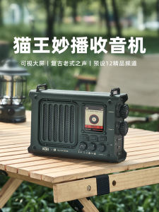 New Cat King Marvelous Broadcast SR1 Network Radio WiFi Bluetooth Speaker Classic German Sound Quality Super High Definition Radio