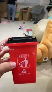 ถังขยะมินิ ถังขยะพลาสติก ขนาดเล็ก เพื่อการเรียนรู้ สําหรับเด็ก