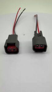 1pcs Automotive 2 Pin Waterproof Connector Ignition Coil High Fuel Injector Plug For Ford Focus Mondeo