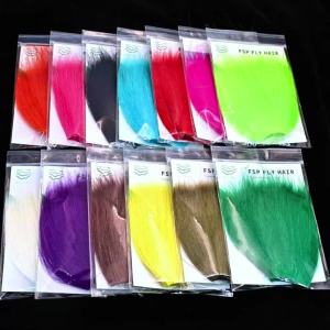 1 ~ 13 Chiếc Lông Dê Dây Buộc Ruồi Chất Liệu Làm Mồi Câu Cá Biển Bucktail Thay Thế Minnow Baitfish Streamer Jig Mồi 13 Màu Có Sẵn