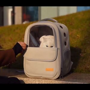 กระเป๋าสัตว์เลี้ยง กระเป๋าสะพายแมวขนาดใหญ่ 🐶🐱 พกพา กระเป๋าแบบ 1 คุณภาพ สูงสุด คุณภาพสูงสุด สุดท้าย