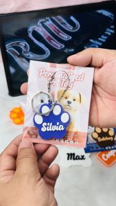 Personalized 3D Pet Tag for Cats and Dogs - Customizable Pet Name Tag