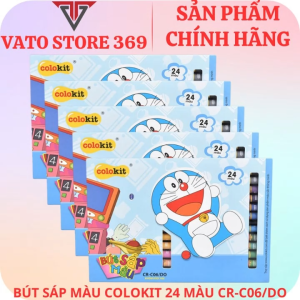 Bút sáp màu THIÊN LONG COLOKIT 24 màu CR-C06/DO