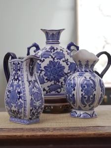 Chinese Blue and White Porcelain Vase Large Size