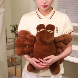 Lying Spider Doll Simulation Fullfil Plush Reptile Outdoors Party Props Zoo Souvenir GIfts For Friends