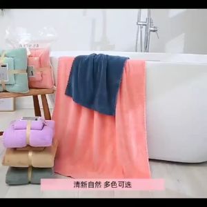 JEB DISTRIBUTOR KOSMETIK Handuk Mandi Dewasa 2 in 1 / Handuk Set /  Handuk Serap Air /  Handuk Super Halus / Handuk Microfiber Handuk Set / Peket Handuk 2IN1 Premium Import Besar 70X14 Dan Handuk Wajah